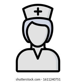 
Female Doctor Isolated Vector icon which can be easily modified or edit
