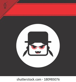 female dracula portrait avatar picture