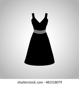 Female dress icon