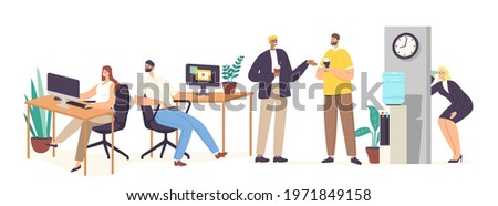 Female Eavesdropper Character Listening through Wall using Cup. Curious Office Woman Spying to Colleagues, Overhearing, Collecting Secret Information and Gossips. Cartoon People Vector Illustration