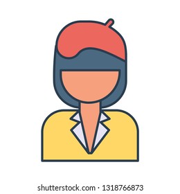 female   employee   girl  