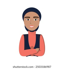 Ilustración de empoderamiento femenino - Hijab Mujer