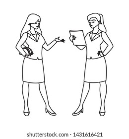 female engineers workers avatars characters