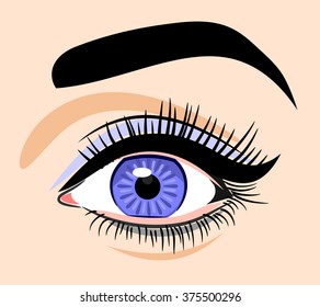 female eye