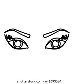 female eye icon