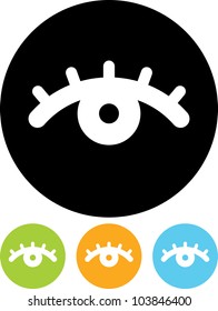 Female eye - Vector icon isolated