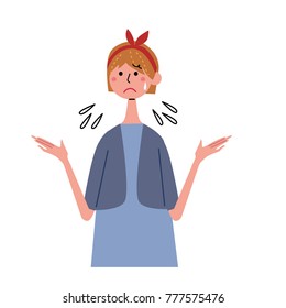 Female facial expression