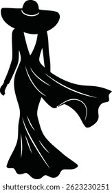 Female Fashion silhouette Illustration Vector Artwork