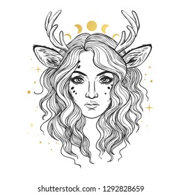 Faun vector Images, Stock Photos & Vectors | Shutterstock