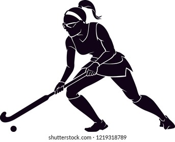 5,195 Field Hockey Silhouette Images, Stock Photos & Vectors | Shutterstock