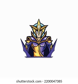 female fighter mascot logo design modern illustration concept style for badge, emblem and t-shirt printing. illustration of woman in armor