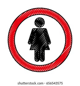 female figure silhouette icon