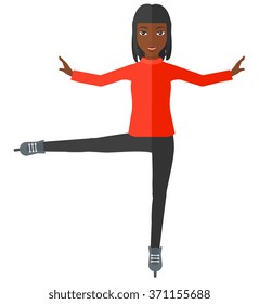 Female figure skater.