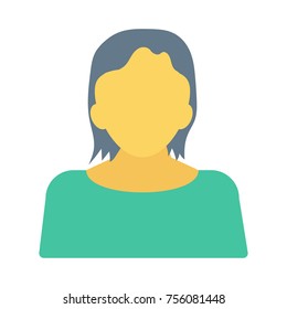  female flat icon