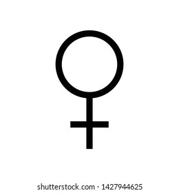 Female Flat Vector Filled Icon Illustration Eps10