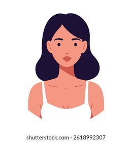 Female flat vector illustration Eps 10