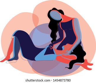 female friendship support rest tenderness