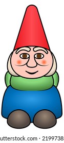 A Female Garden Gnome.