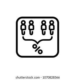 Female gay couples infographic outline vector icon.