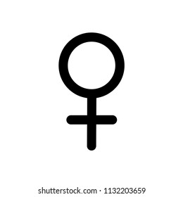 female - gender icon vector