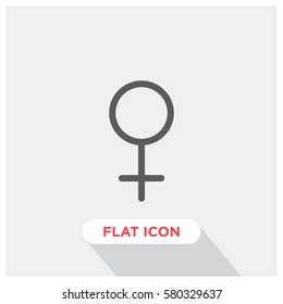 Female gender vector icon
