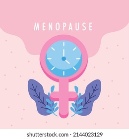 female gender with watch women menopause