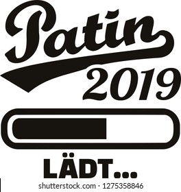 Female godparents loading bar 2019 german