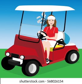 709 Golf cart girl Images, Stock Photos & Vectors | Shutterstock