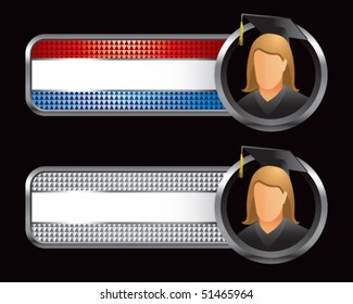 female graduate specialized banners