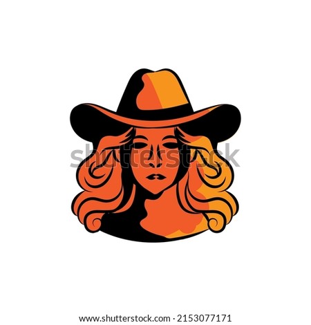 female gunslinger with hat character