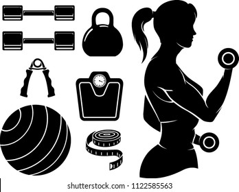 Female Gym Exercise
