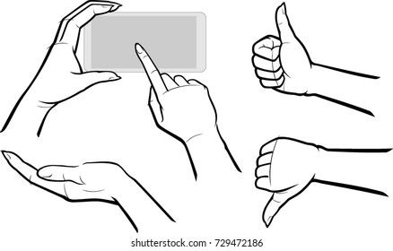 Female Hand Gestures