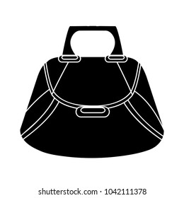 female handbag flat icon