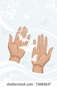 female hands