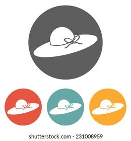 female hat icon
