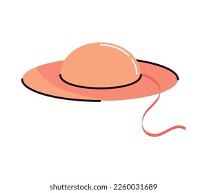 female hat icon white background