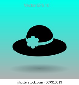 Female hat vector illustration