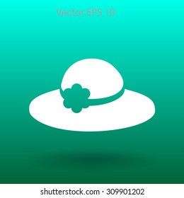 Female hat vector illustration