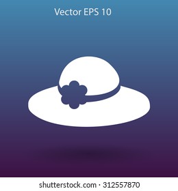 Female hat vector illustration