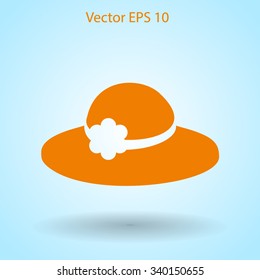 Female hat vector illustration
