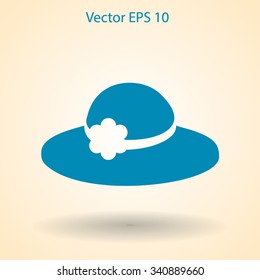 Female hat vector illustration