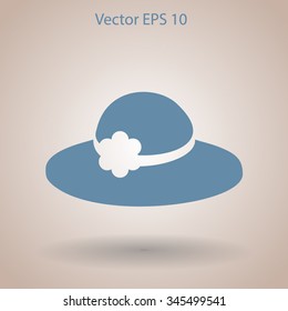 Female hat vector illustration