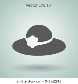 Female hat vector illustration