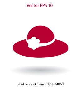 Female hat vector illustration