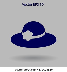 Female hat vector illustration