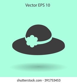 Female hat vector illustration