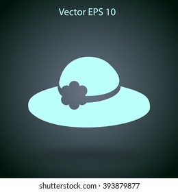 Female hat vector illustration
