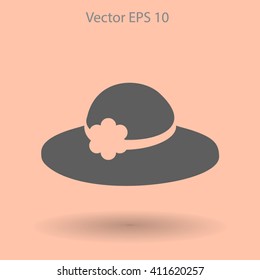 Female hat vector illustration