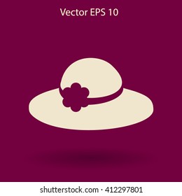 Female hat vector illustration