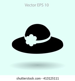 Female hat vector illustration